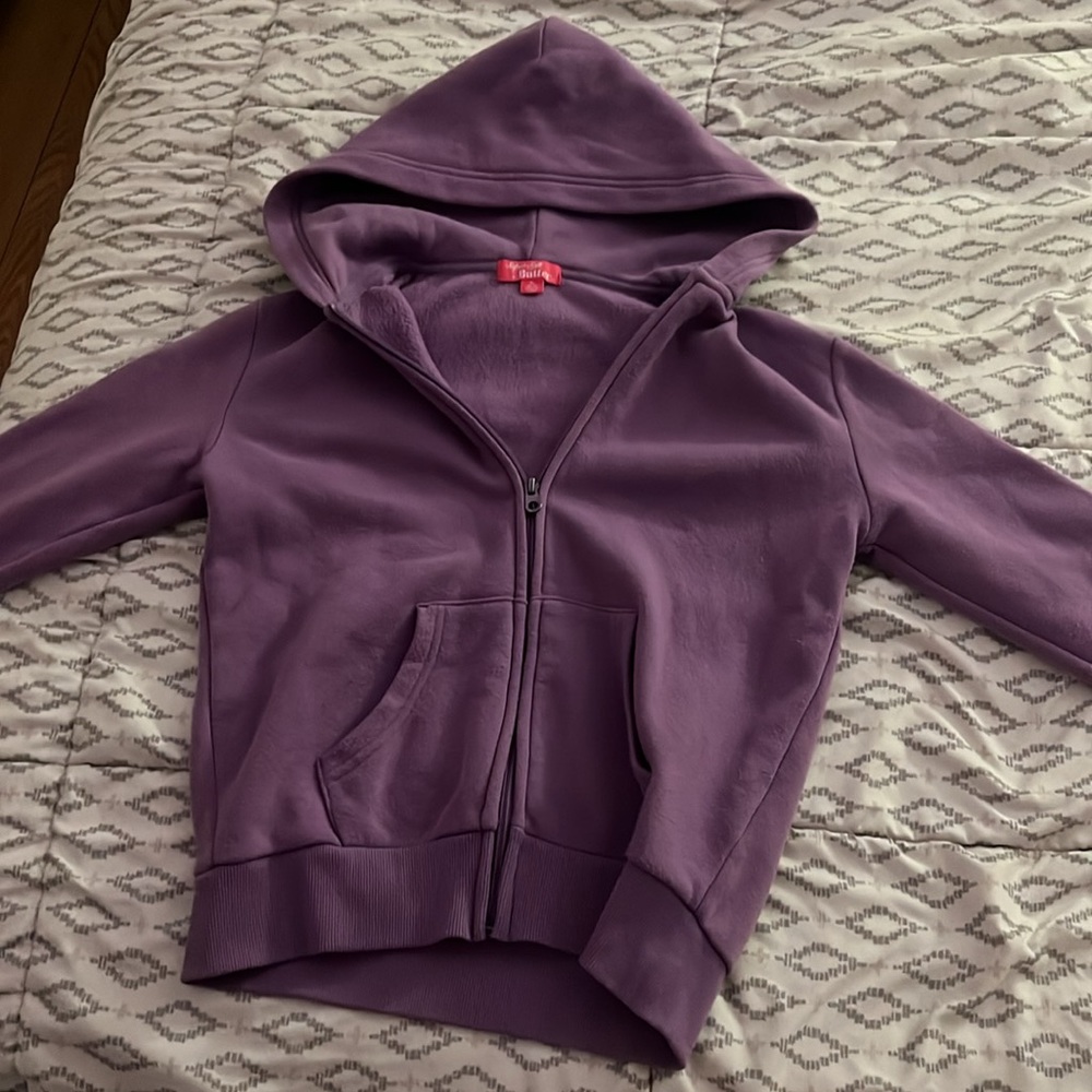 Kids Large Purple Zip-up